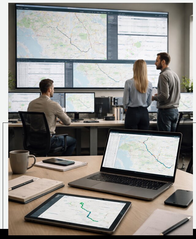 Трекинг грузов и Fleet Management, мониторинг автопарка в Краснокамске