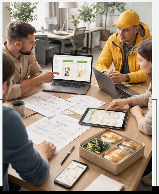 Разработка агрегатора доставки еды в Краснокамске от 15206 р., АвикейКнм