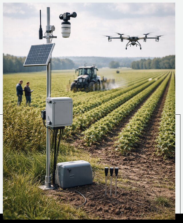 Разработка IoT мониторинга полей в Краснокамске от 8616 р. | АвикейКнм